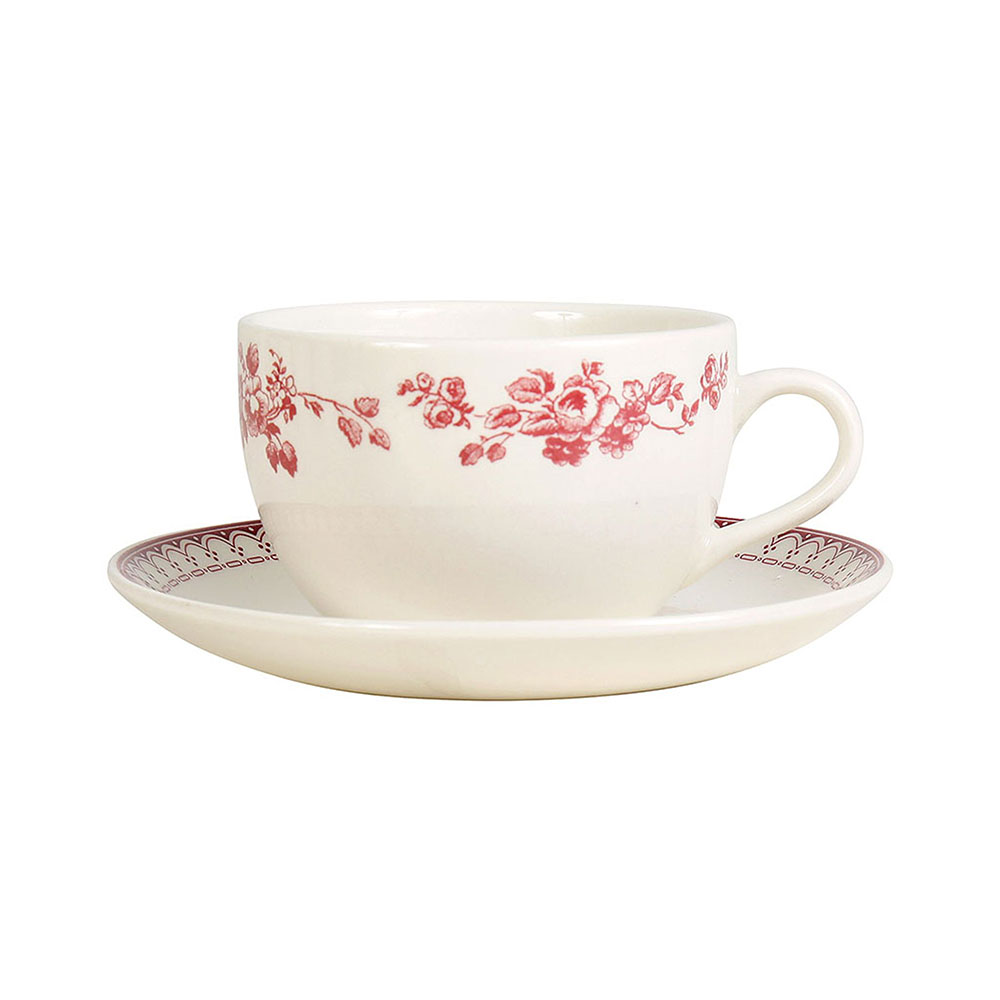 Tasse à thé DORSET rouge