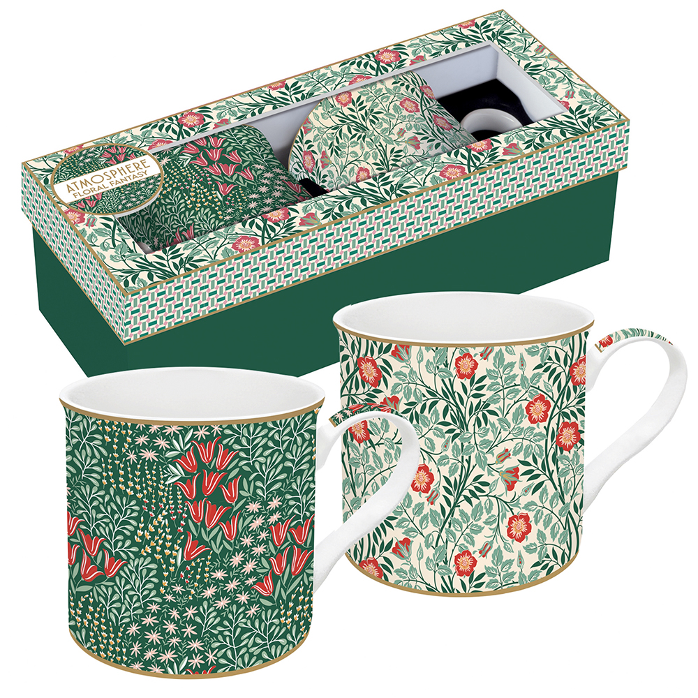 Coffret 2 mugs CAPUCINE