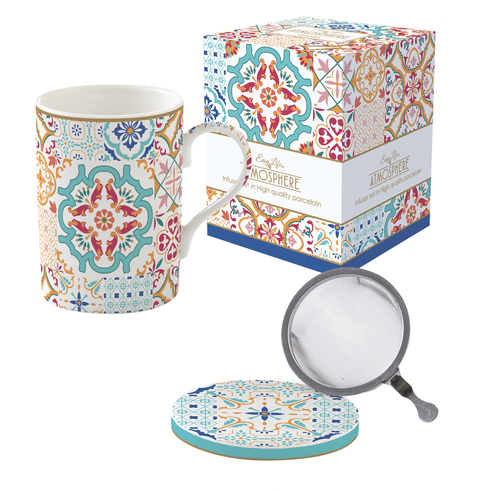 Coffret tisanière AZULEJO