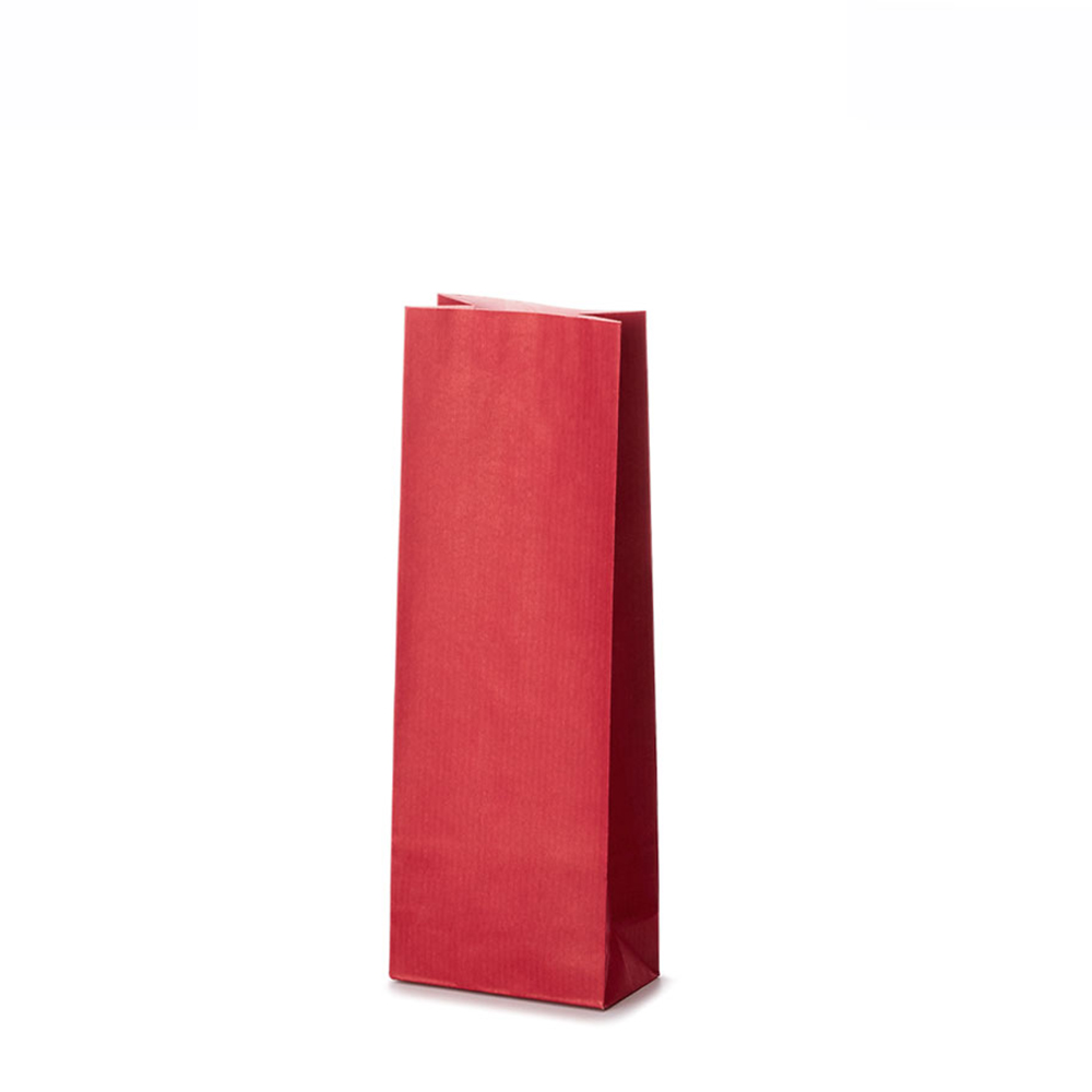 Sachets 100g kraft rouges lot de 100 