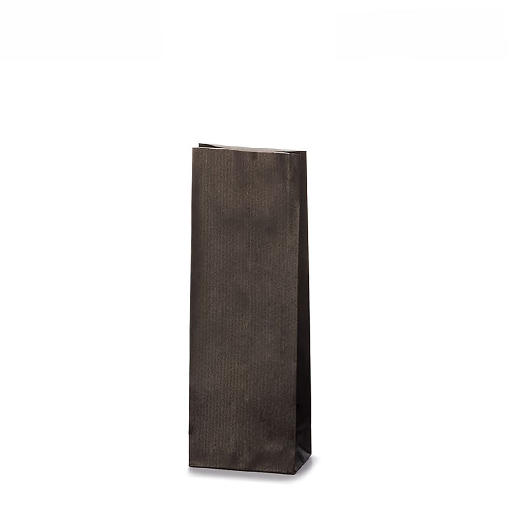 Sachets 100g kraft noirs lot de 100