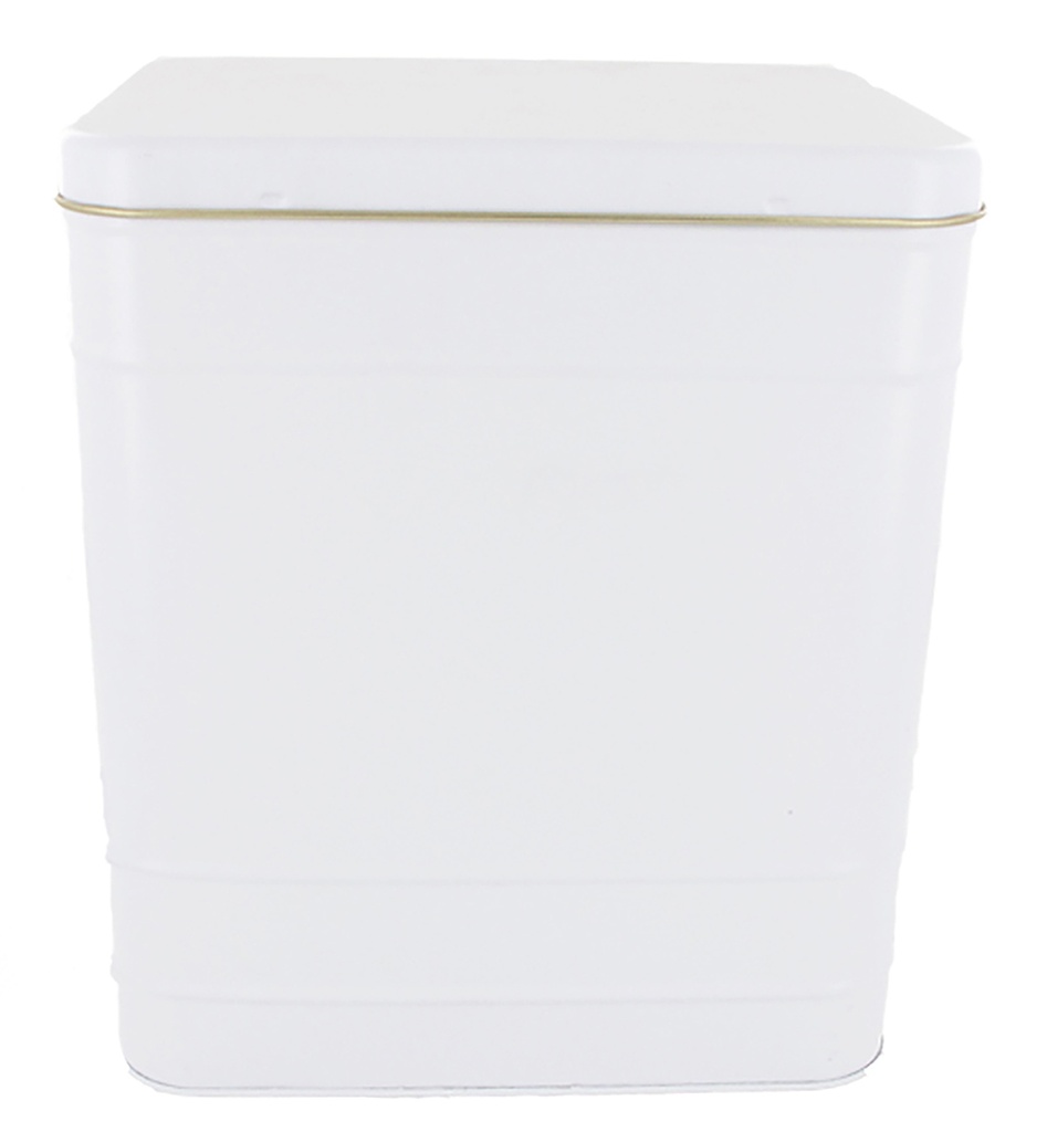 boîte rectangle 1,25kg blanc mat