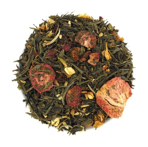 [002860] Thé vert & blanc jasmin de fruits (Sac 800g)