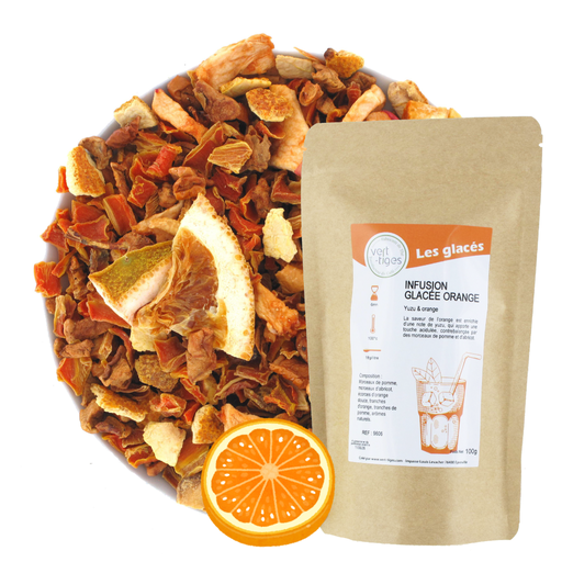 [009606] Infusion glacée Orange (Sachet 100g)
