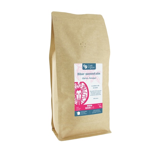 [007794] Café Jamaïque BLUE MOUNTAIN (Sac 1kg, Café en grain)