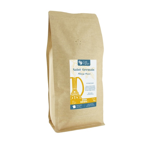 [004396] Mélange maison SAINT GERMAIN (Sac 1kg, Café en grain)