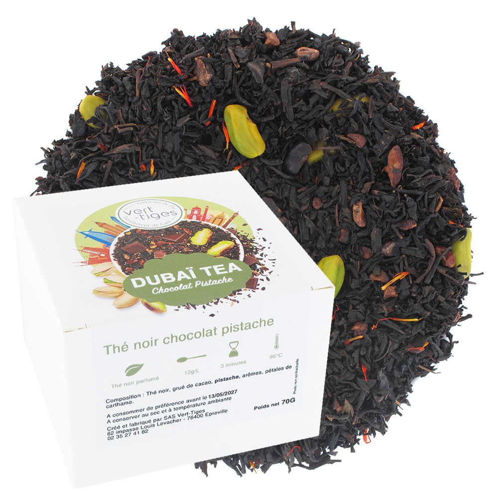 Thé Noir "Dubaï Tea" - Etui de 70g