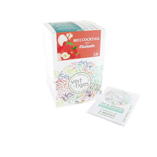 [010191] Mo/Cocktail - Etui de 15 soilons (Saveur Rhubarbe)