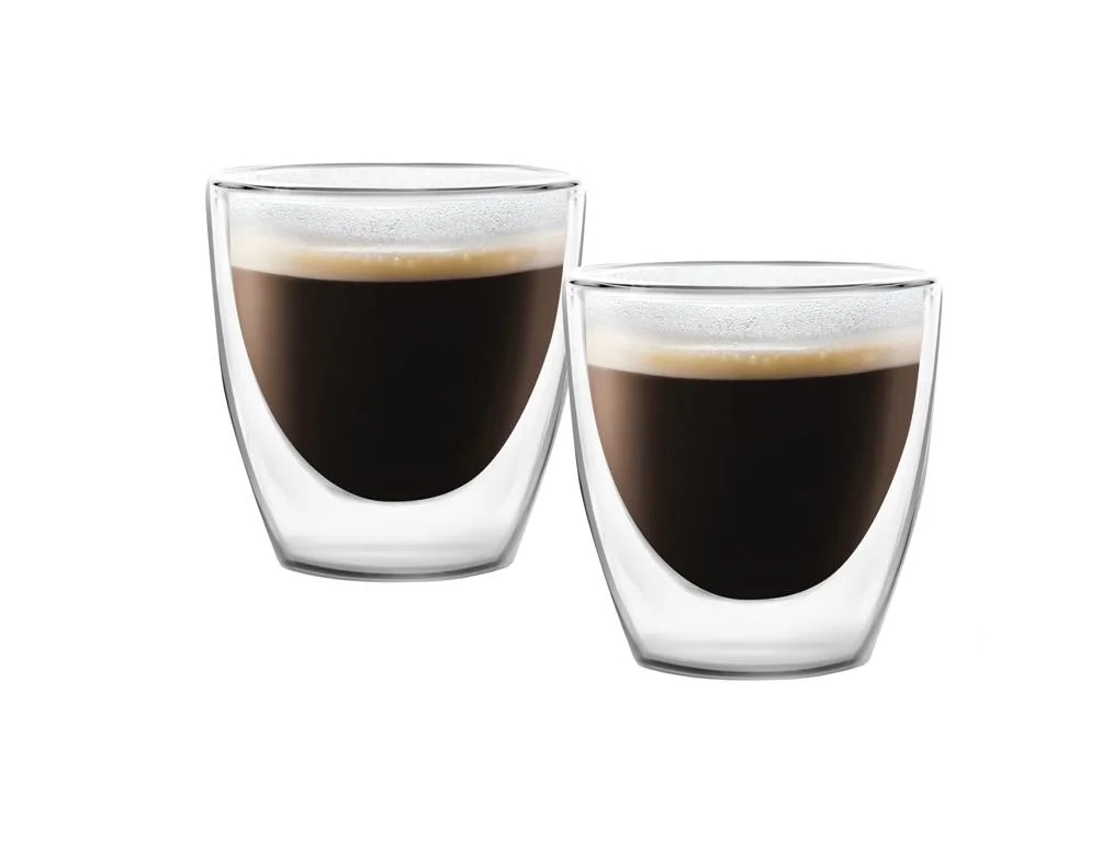 Set 2 gobelets verre double paroi EXPRESSO