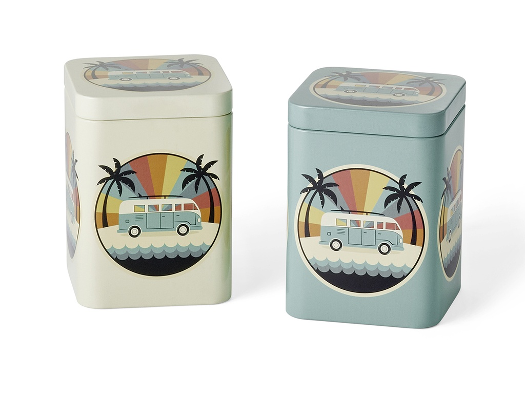 Set 2 boîtes à thé 100g SANTA CRUZ