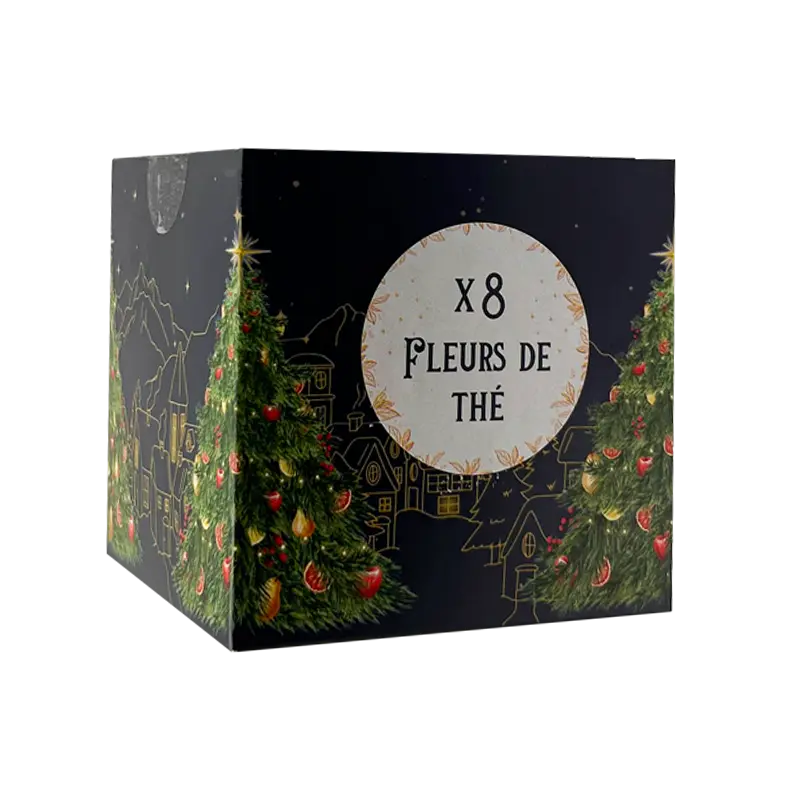 Cube x8 Fleurs de Thé