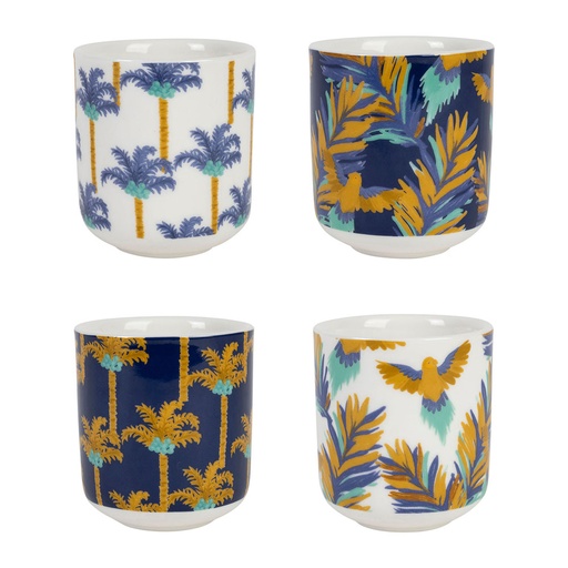 [009666] Coffret 4 gobelets ALICANTE