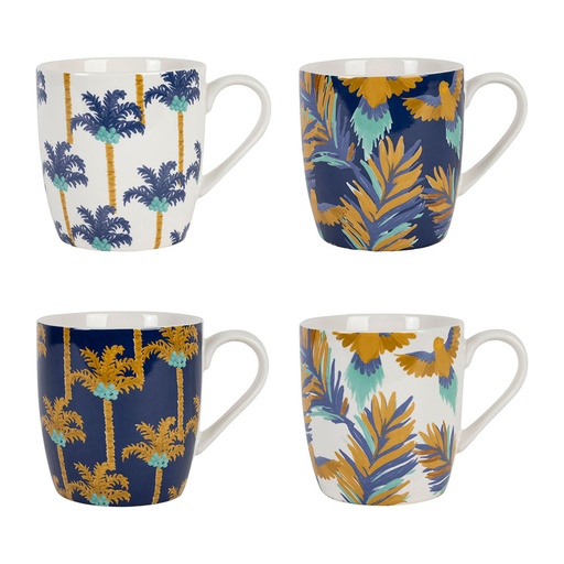 [009667] Coffret 4 mugs ALICANTE