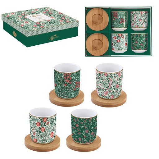 [009495] Coffret 4 gobelets CAPUCINE