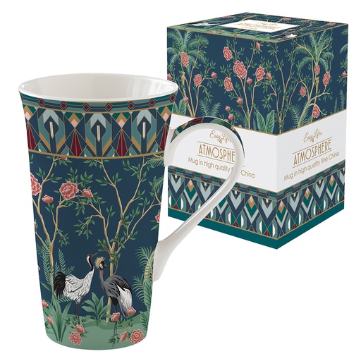 [009347] Coffret mug géant GRUE CENDREE