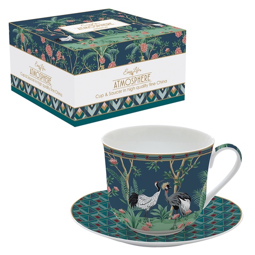 [009675] Coffret déjeuner GRUE CENDREE