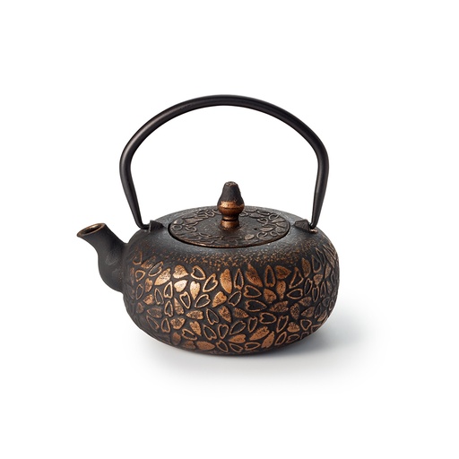 [009690] Théière en fonte 0,4L CŒUR noire