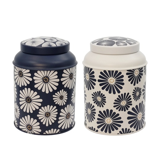 [009709] Set 2 boîtes à thé 175g MARGUERITE