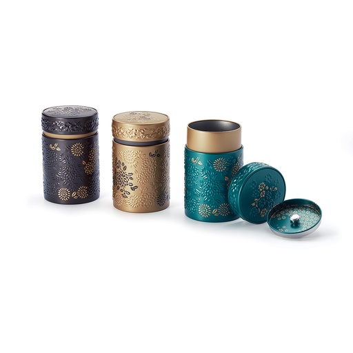 [007737] Set 3 boîtes à thé 150g YUMIKO