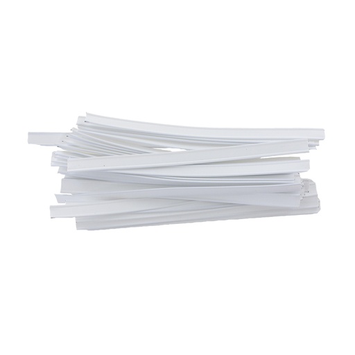 [004527] Bandes clip blanches lot de 100 (13.5cm)