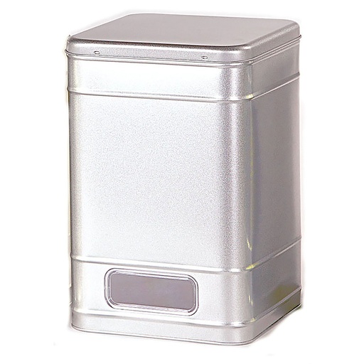 [007634] boîte rectangle 2kg WINDOW silver av. fenêtre