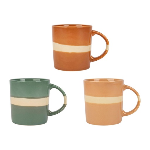 [009476] Set 3 mugs CABOURG