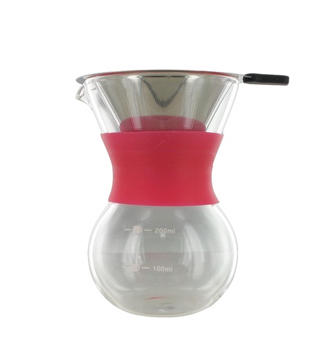 [009306] Cafetière solitaire 20cl rouge
