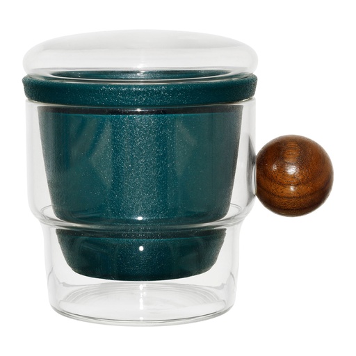 [010236] Tisanière verre LUEUR bleue