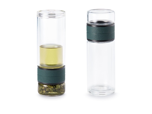 [010451] Bouteille Double paroi avec filtre inox 0,25L