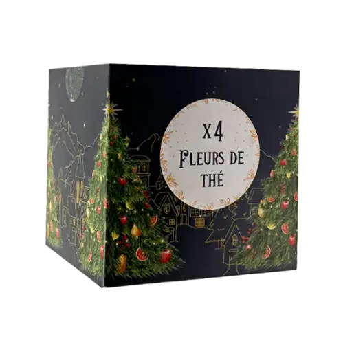 [010565] Cube x4 Fleurs de Thé